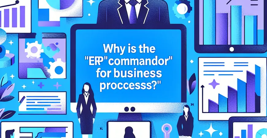  为什么说ERP系统是业务流程的“指挥官”？  